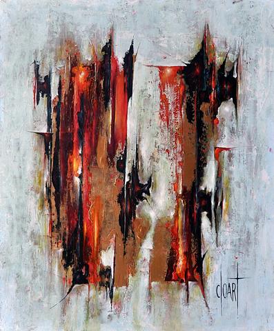 Alain Freya, tableau abstrait de Philippe Cloart