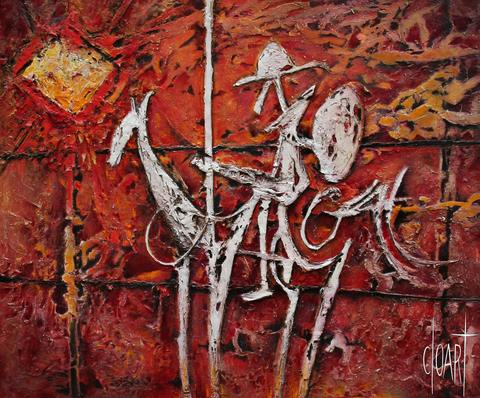 Don Quichotte, tableau de Philippe Cloart