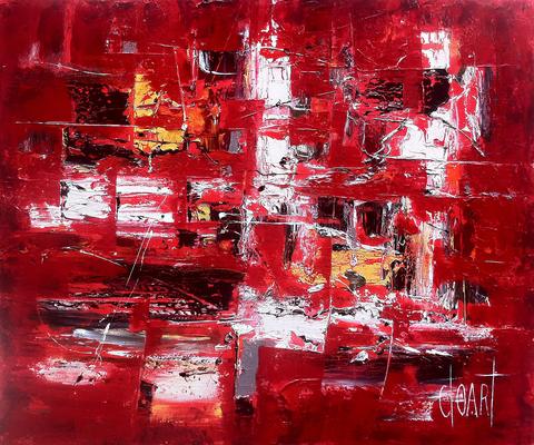 Équilibre Martini, tableau abstrait de Philippe Cloart