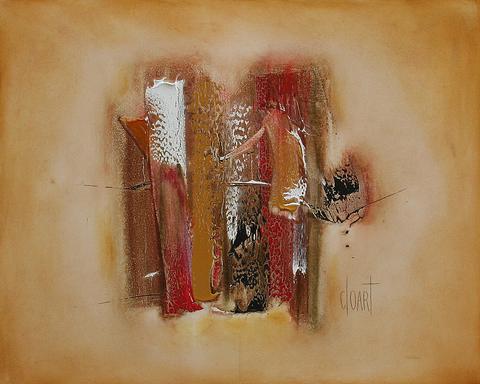 Equilibrum, tableau abstrait de Philippe Cloart