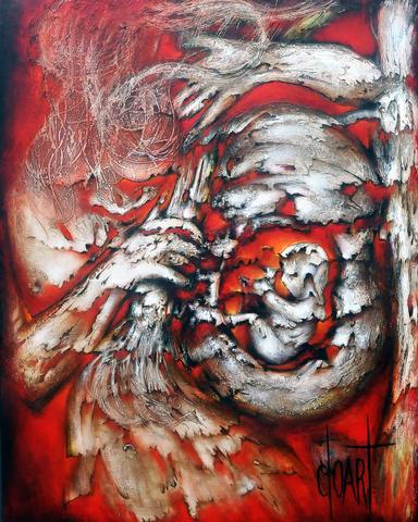 Femme nature, tableau de Philippe Cloart