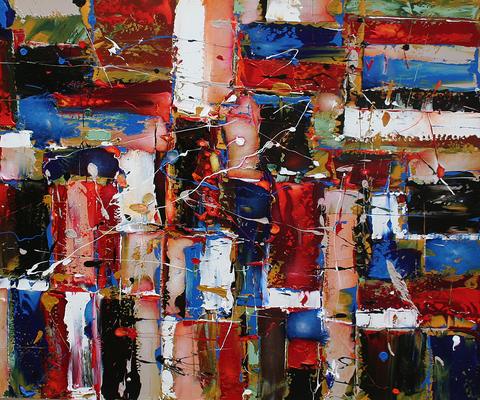La Philosophie, tableau abstrait de Philippe Cloart