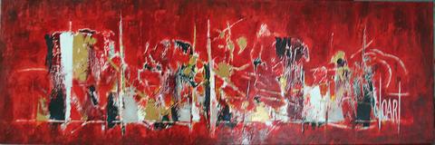 Madpart, tableau abstrait de Philippe Cloart