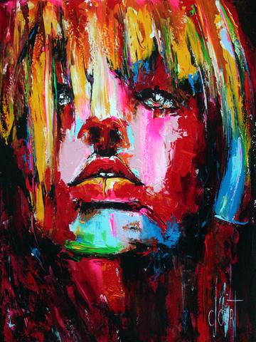 Manuelle, tableau de Philippe Cloart