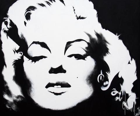 Marylin, tableau de Philippe Cloart