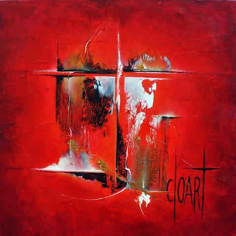 Sans titre, tableau abstrait de Philippe Cloart