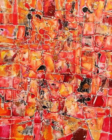 XY, tableau abstrait de Philippe Cloart